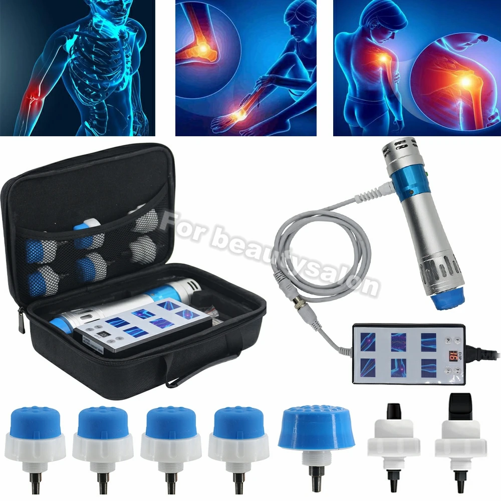 

2021 Shockwave Therapy Machine Relieving Muscle Pain Physical Therapy External Massager With 7 Heads Massager For Home Use