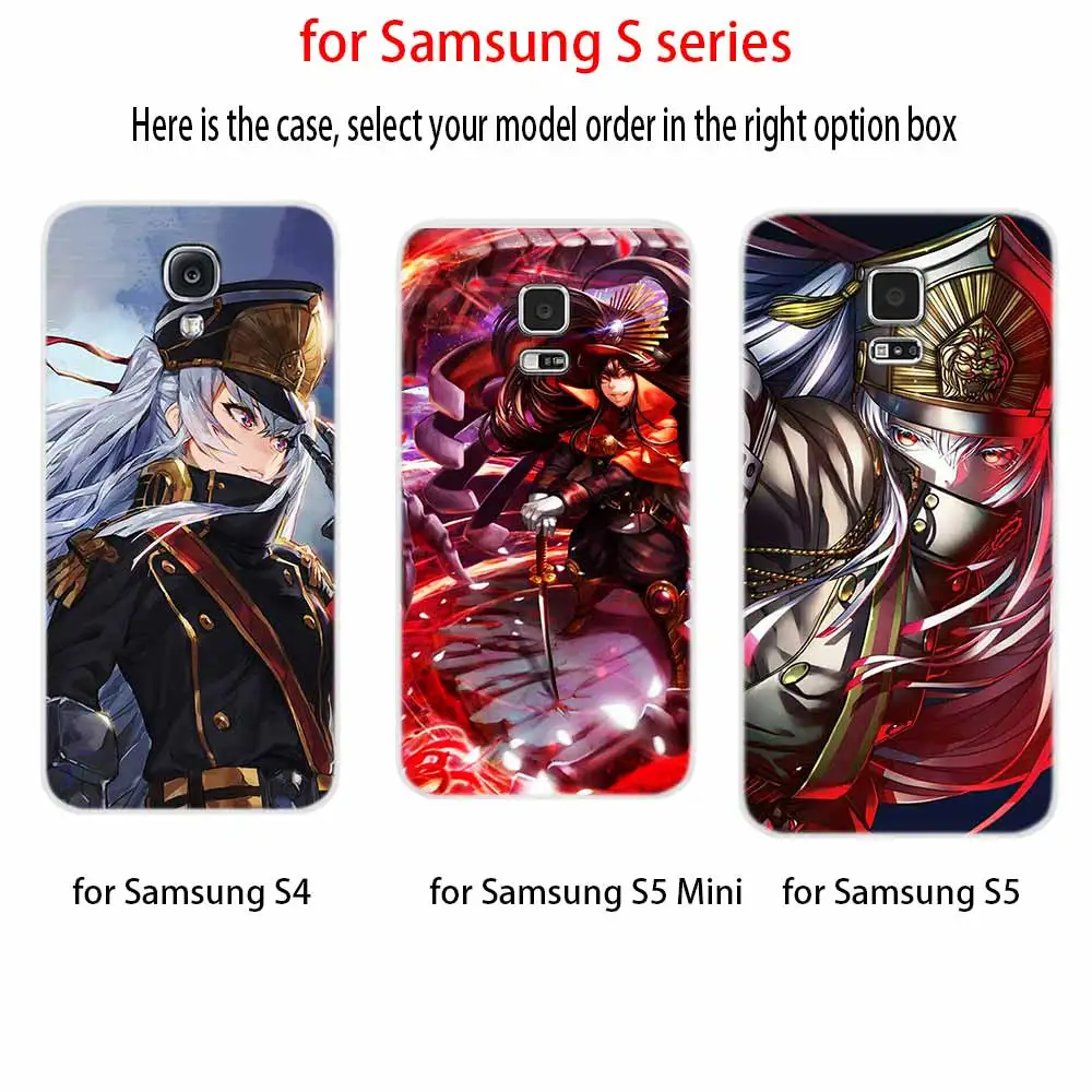 Phone Case Cover For Samsung Galaxy S7 Edge S8 S9 S10 S11 S20 S21 Plus Ultra Lite E Fate Oda Nobunaga Anime | Мобильные телефоны и