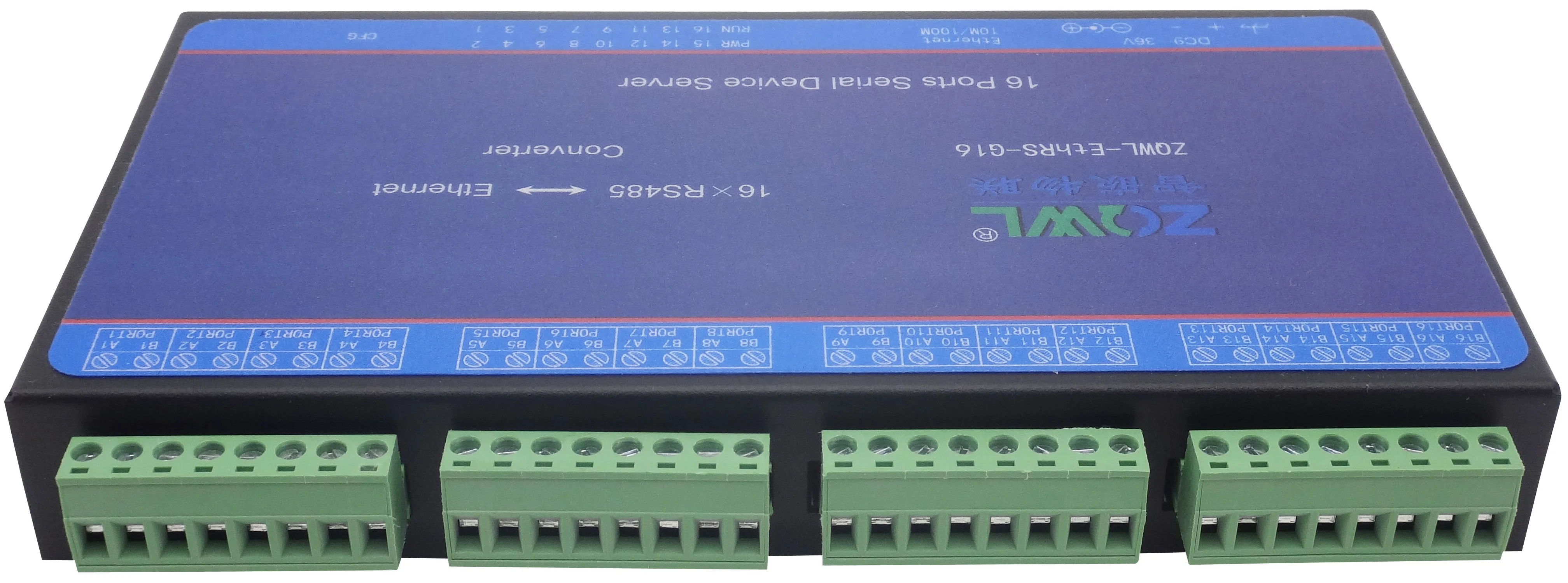 16 последовательный Порт сервера/16 полосный RS485 в сеть/Шлюз Modbus|Датчик ABS| |