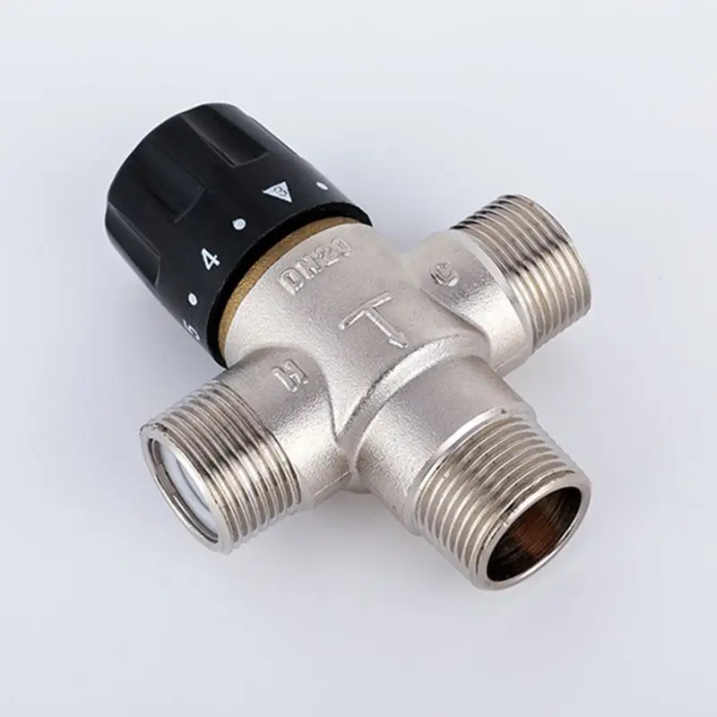 

3/4 Inch DN20 Solar Heater Thermostatic Mixing Valve TMV Pipe Valve Thermostat B85C
