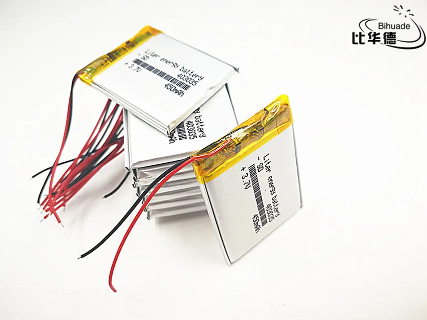 1pcs [SD] 3.7V 450mAH [403035] Polymer lithium ion / Li-ion battery for TOY POWER BANK GPS mp3 mp4 cell phone speaker - купить по