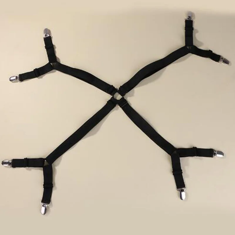 Простыни простыни застежки матраса полезный эластичный чехол для одеяла захваты