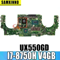 ux550gd mb _8gi7 8750has mainboard gtx1050 4gb for asus zenbook pro ux550g ux550ge ux550gd laptop motherboard