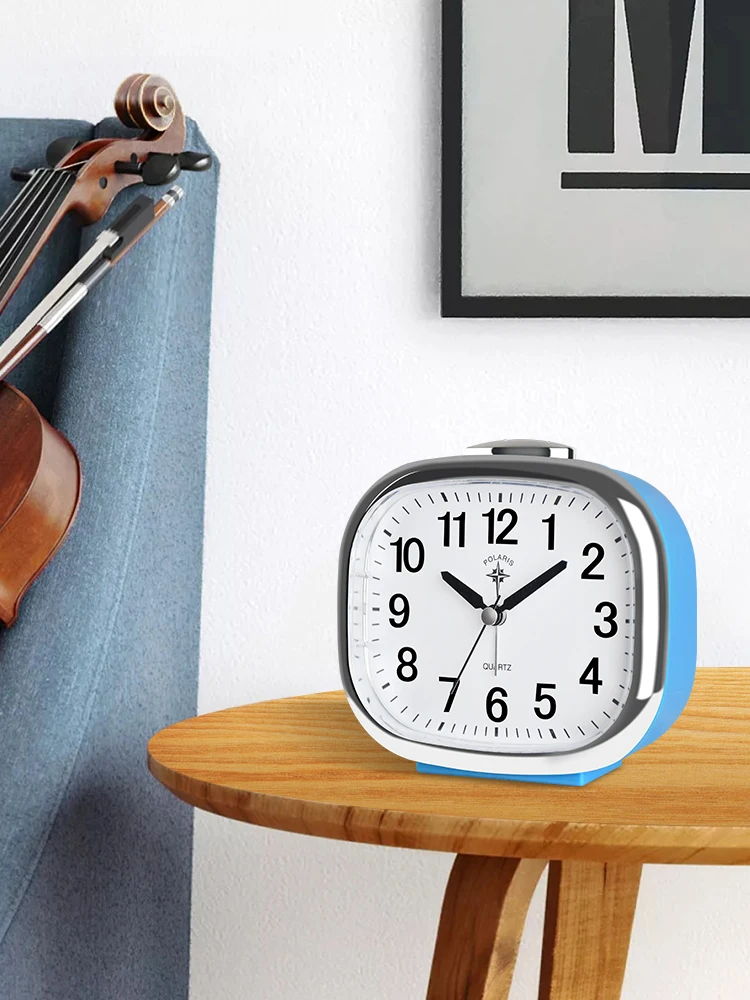 Громкий будильник светящийся квадратный Ночной светильник музыка говорящие