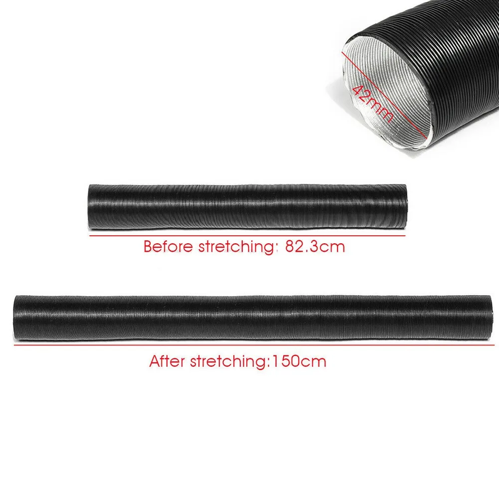 

42mm Car Auto Heater Pipe Duct T Piece Warm Air Outlet Vent Hose Clips Set For Parking Diesel Heater Webasto Eberspacher