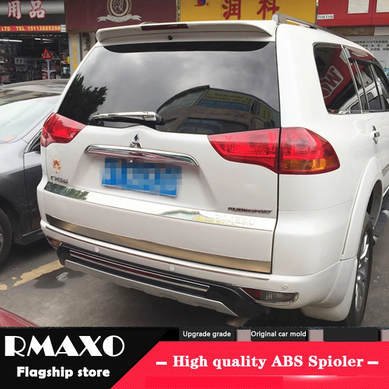 Спортивный спойлер для Mitsubishi pajero 2008 2014 высококачественный из АБС пластика