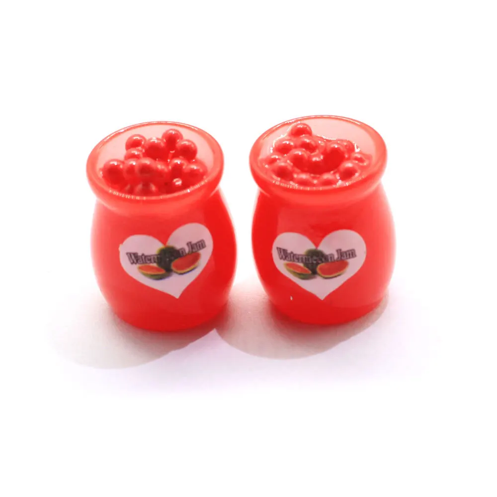 10 шт. имитация симпатичная бутылка икры мини-игра пищевая Смола Кабошон