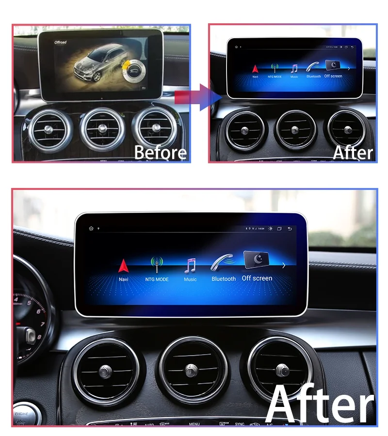 Автомобильный мультимедийный плеер 10 25 дюйма Snapdragon Android GPS радио стерео для Mercedes
