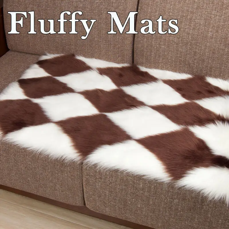 Пушистые коврики Противоскользящий коврик для гостиной пола домашний спальни