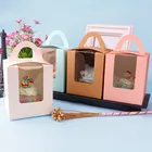 10 шт., коробка для кексов, с ручкой