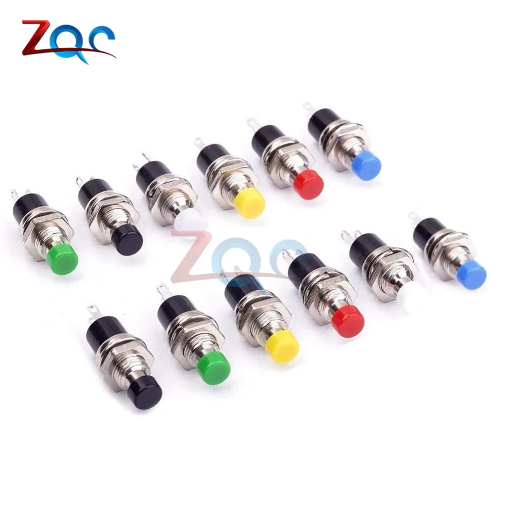 5 шт. детский многоцветный кнопочный выключатель 7 мм | Обустройство дома