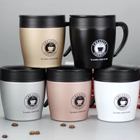 new arrive handheld coffee mug double wall hot insulation coffee cups office coffee water bottle