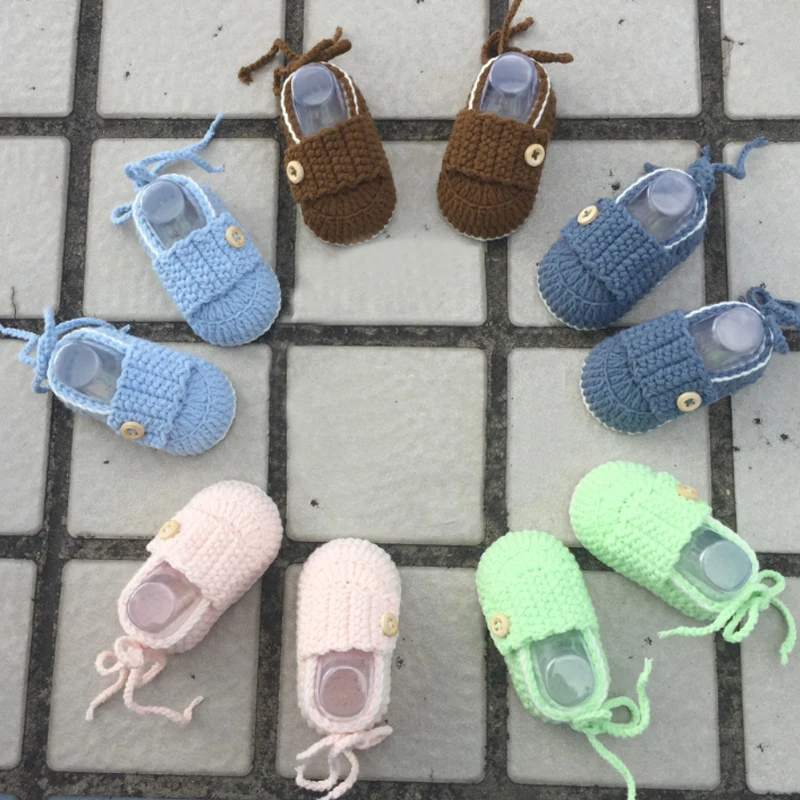 

QYFLYXUE Hand-made Buckle fashion pure color gourd ladle shoes four seasons baby shoes for men and women