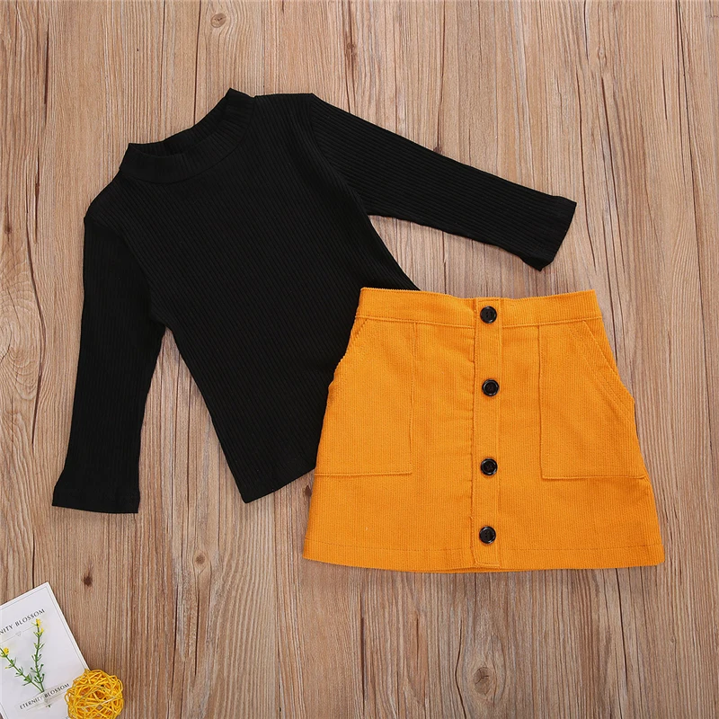 Модные осенние комплекты одежды для девочек из 3 предметов 2020 г. Пуловер с