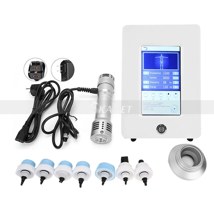 

2022 экстракорпоральная машина для ударно-волновой терапии, физиотерапия ударно-волновой ED-болей с 7 головками