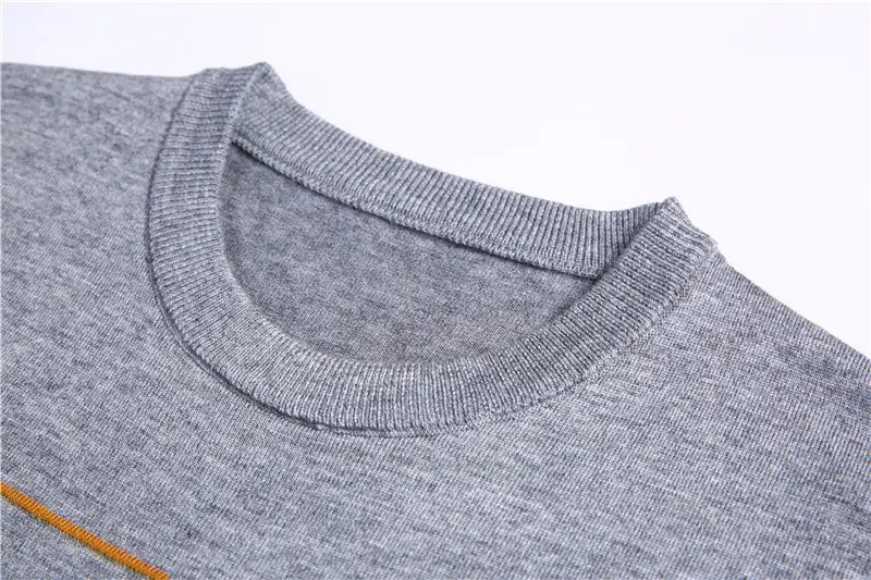 Autumn Winter Cashmere Wool Sweater Men Brand Clothing New Arrival Slim Fit Warm Sweaters O-Neck Pullover Men Top J687