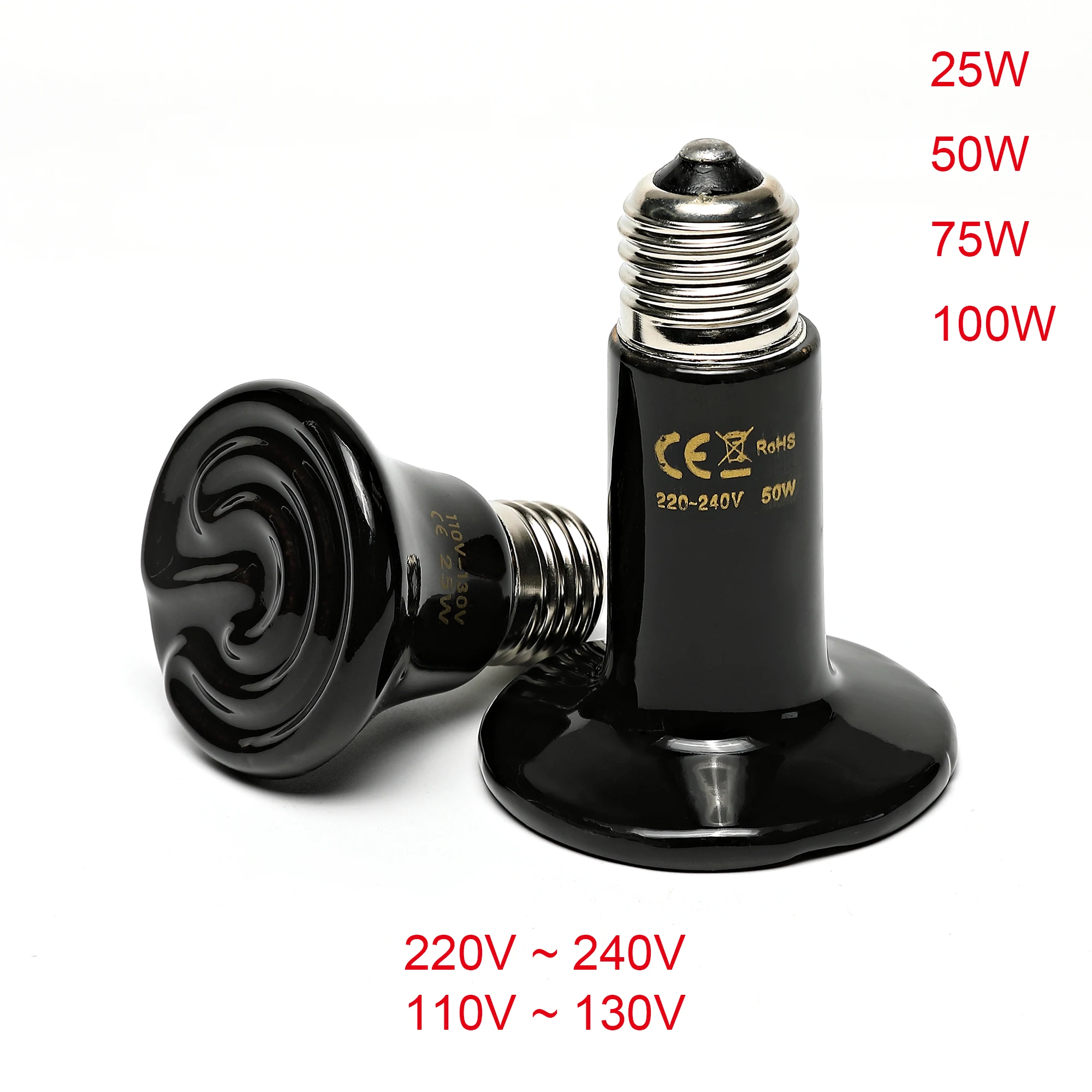 

Far Infrared Pet Heating Lamp Ceramic 220V Reptile Turtle Brooder Bulb Heat Emitter Light Bulb 25W 50W 75W 100W 150W 200W