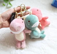 plush dinosaur keychain key ring plush doll toys backpack bag pendant gift for kids children girls creative decoration ornaments