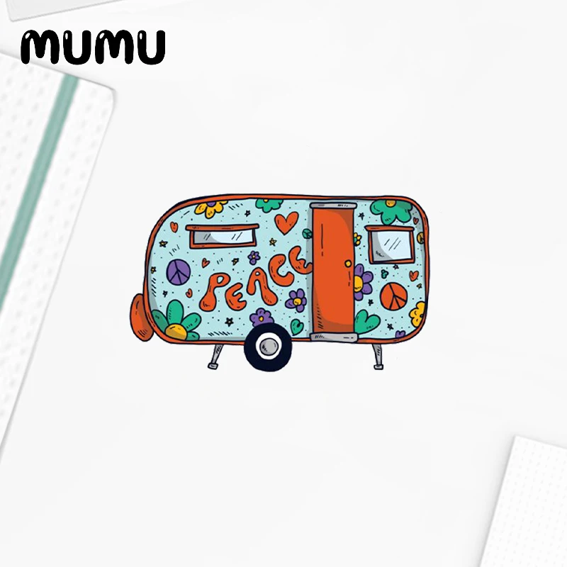 Новинка 2021 милая акриловая брошь с лацканами Peace Bus эпоксидные украшения рубашка
