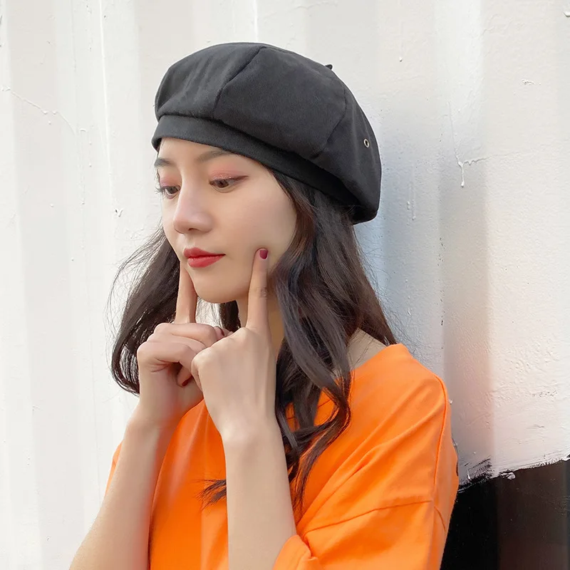 Береты шапка НОВАЯ женский берет в Корейском стиле восьмиугольный японского