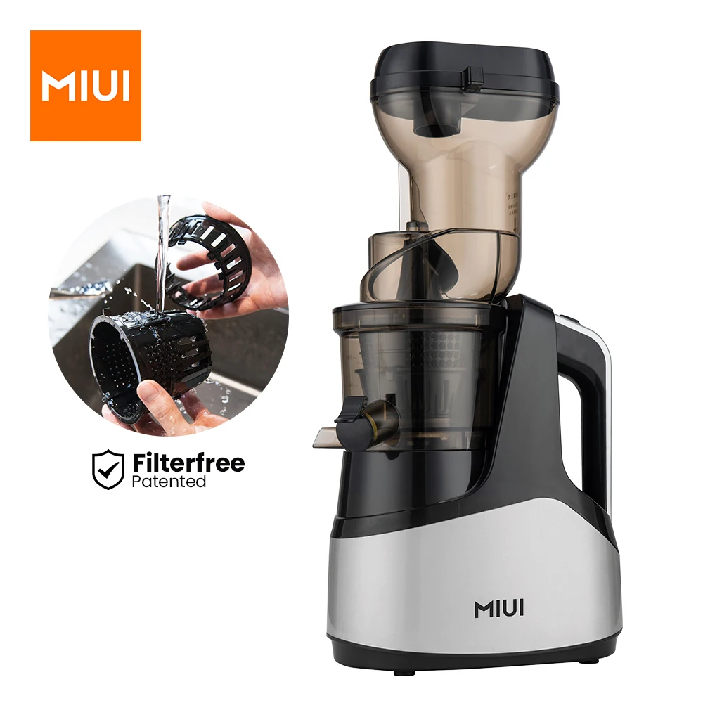 

MIUI Slow Juicer 7LV Screw Cold Press Extractor FilterFree Easy Wash Electric Fruit Juicer Machine Large Caliber Multi-Color
