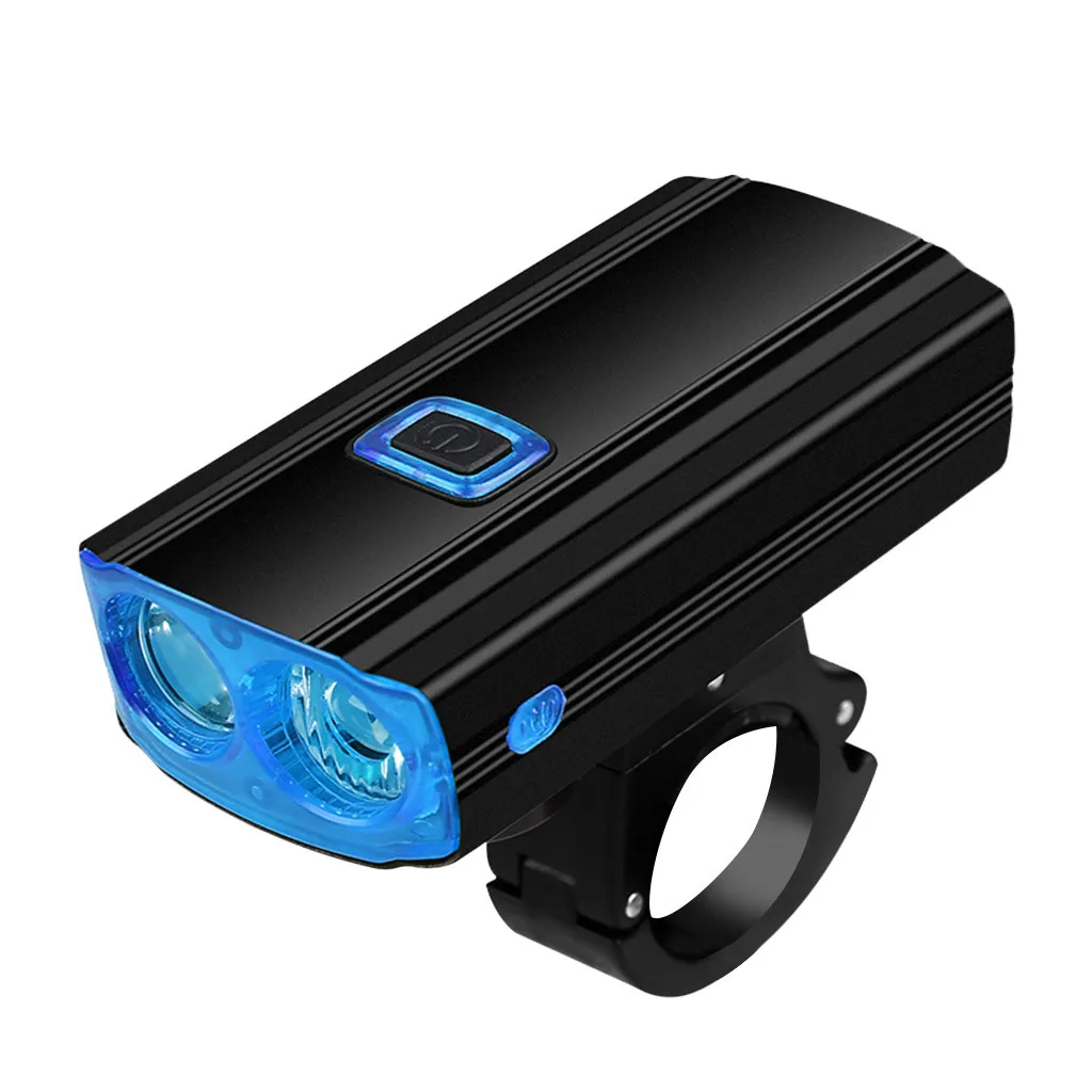 

Bicycle light with horn front light USB charging LED bicycle front light rechargeable + horn