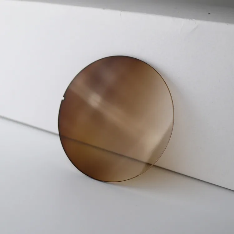 Линзы для солнцезащитных очков градиентный коричневый цвет UV400 основа кривая 6