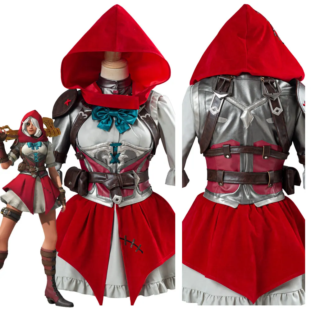 Костюм для косплея ашэ Элизабет Каледония OW костюм Униформа маленькое красное