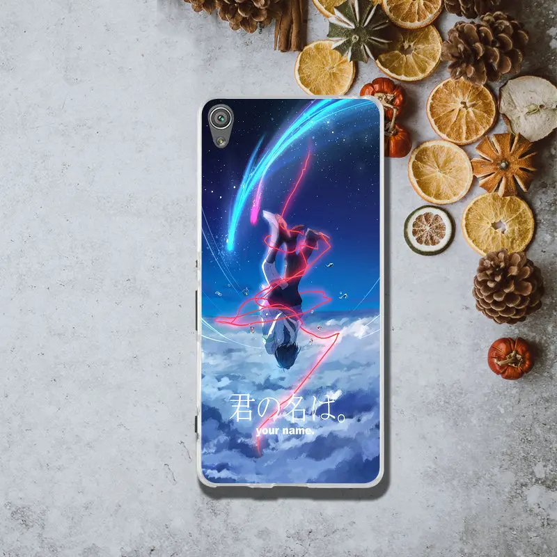 Miyamizu Mitsuha ваше имя мобильный чехол для телефона sony Xperia X XA Z1 Z3 Z5 Compact Z2 Z4 E3 E5 M2 M4 M5 T3 s