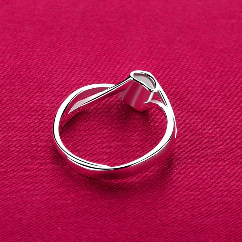 Трендовые посеребренные женские кольца на палец ювелирные изделия милое