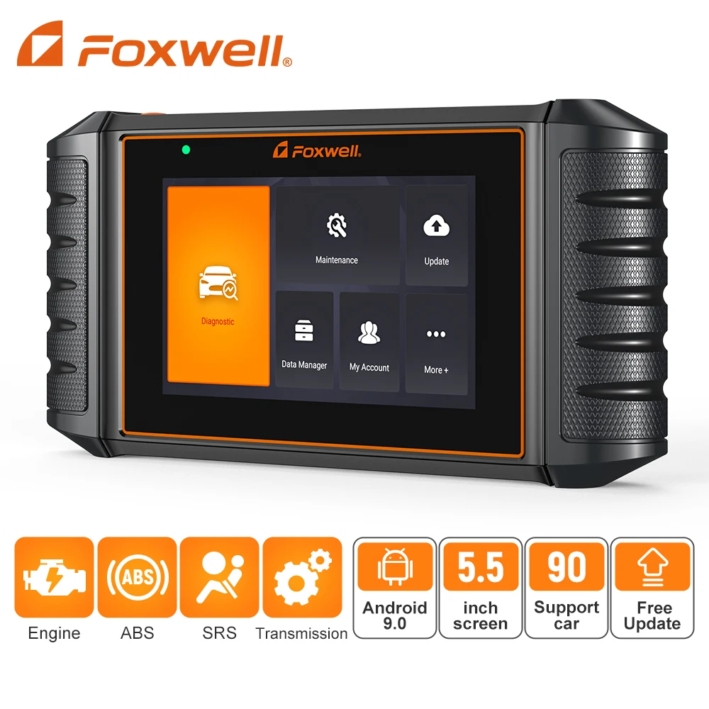 

FOXWELL NT706 OBD2 Automotive Scanner ABS SRS Transmission Engine System Code Reader Scan Tool ODB OBD 2 Car Diagnostic Scanner