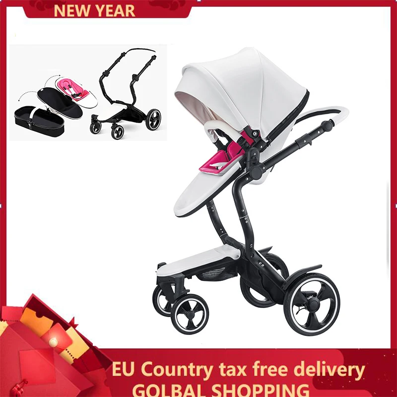 Коляска для детей переносная Складная коляска с высокой посадкой в европейском