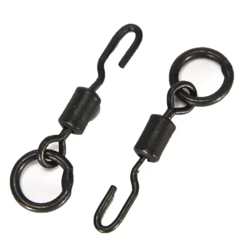 

Carp Fishing Spinner Swivel Fishing Lure Rolling Swivel With Fast Lock Snap Hook Rotating Fishing Tools