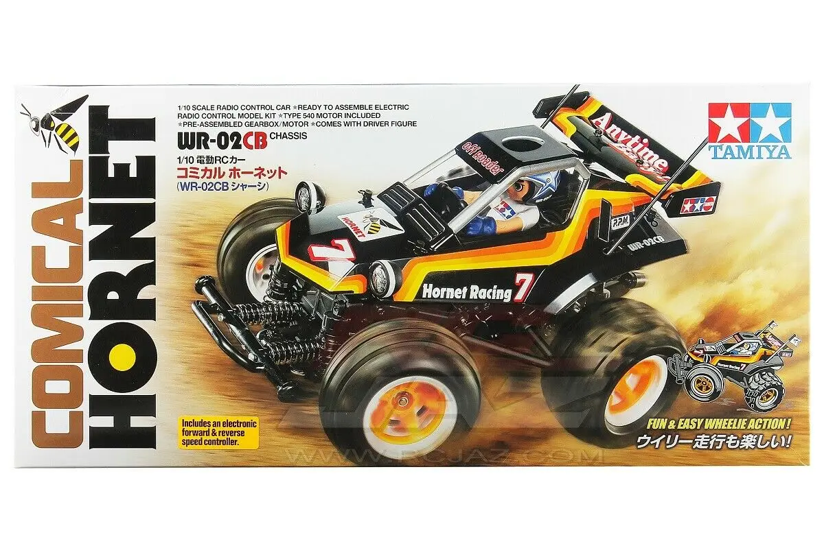 Tamiya по супер скидке 58666 1/10 Масштаб RC WR 02CB заднее колесо шасси смешной Hornet