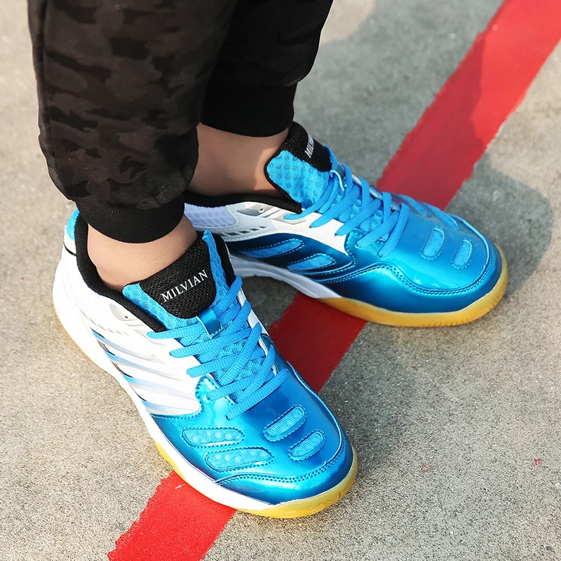 BOUSSAC мужская обувь для бадминтона высокое качество анти-скользкие тренировочные