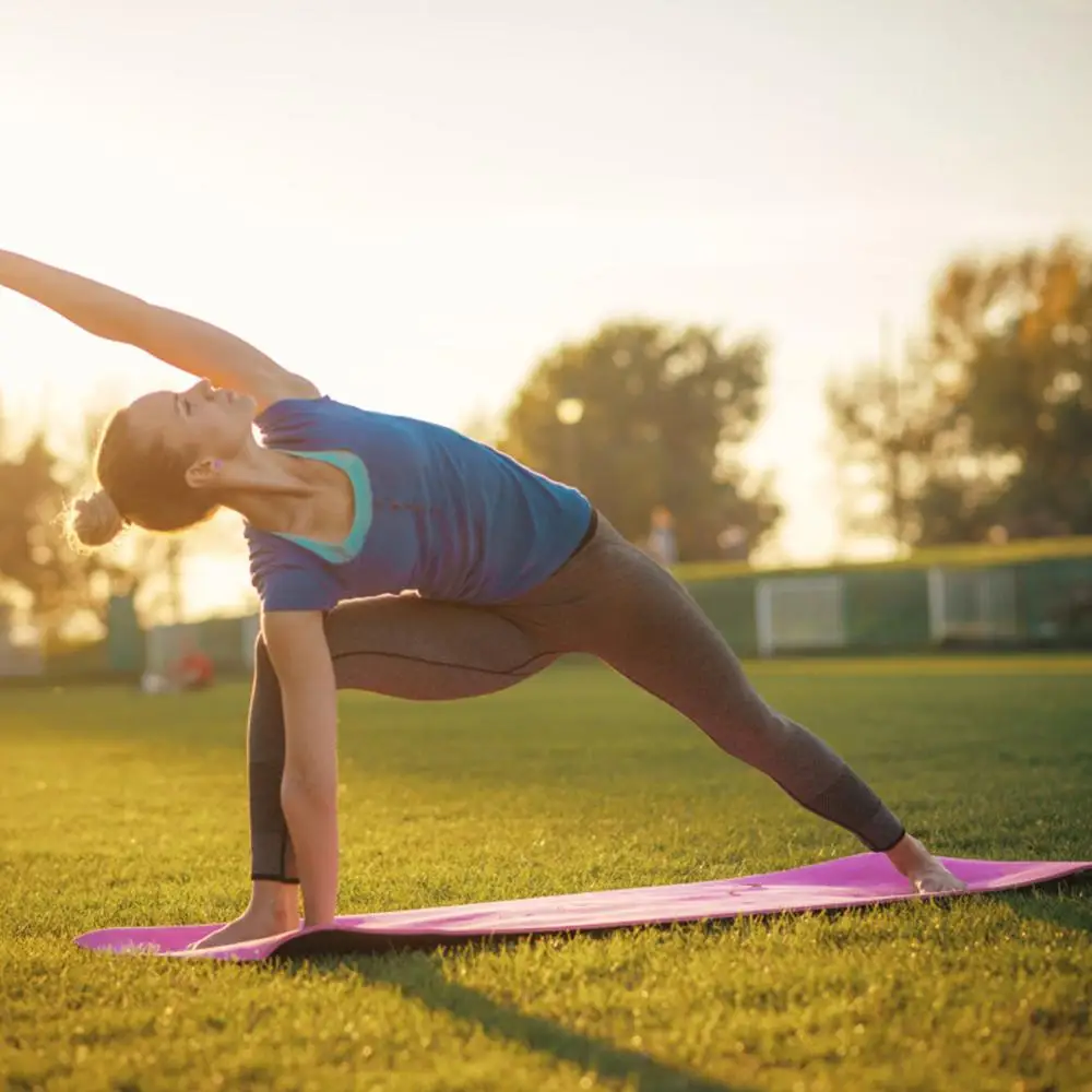 6 мм 4 толстые коврики для йоги EVA высокая плотность унисекс нескользящий Йога