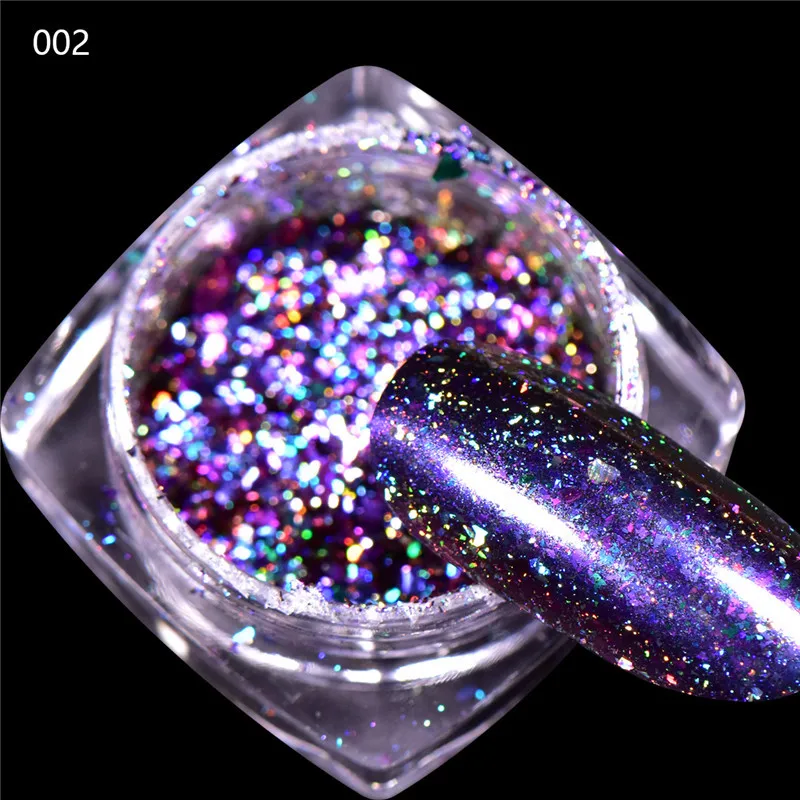 BeautyBigBang, 0,1 г, 12 цветов, блестящий блеск для ногтей, Звездный дизайн ногтей, пудра для маникюра Кончиков Ногтей, украшения, хромированная пудра для ногтей