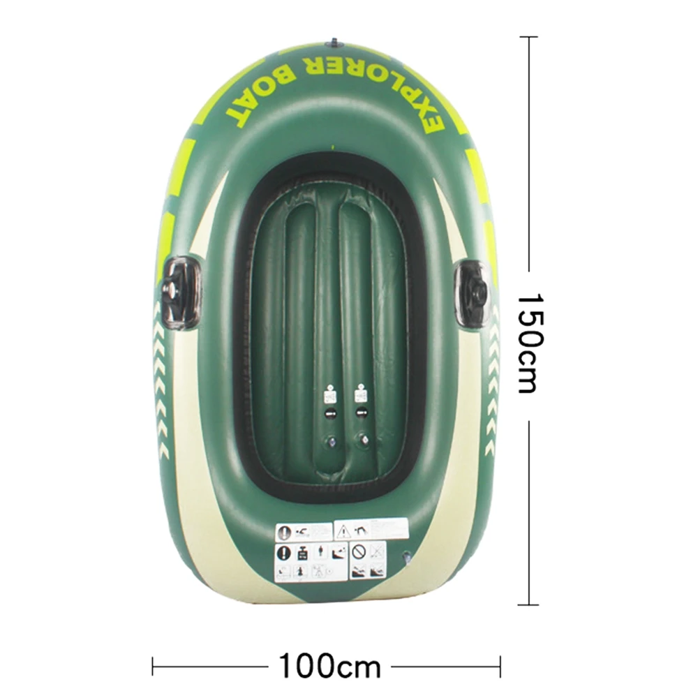 

Inflatable Boat River Lake Dinghy Boat Pump Fishing Boat Single Thickening PVC Leisure Boat Inflatable Parent-Child Interactive