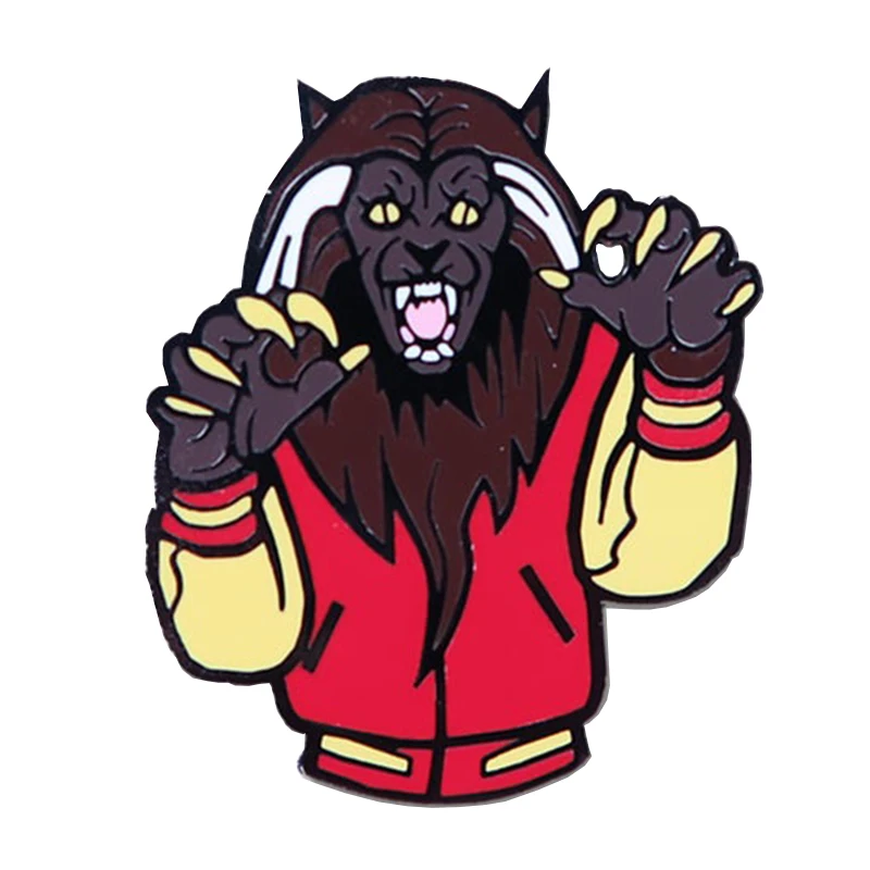 MJ Thriller эмалированная брошь Король стиля рок и душа музыкальный значок чудовище