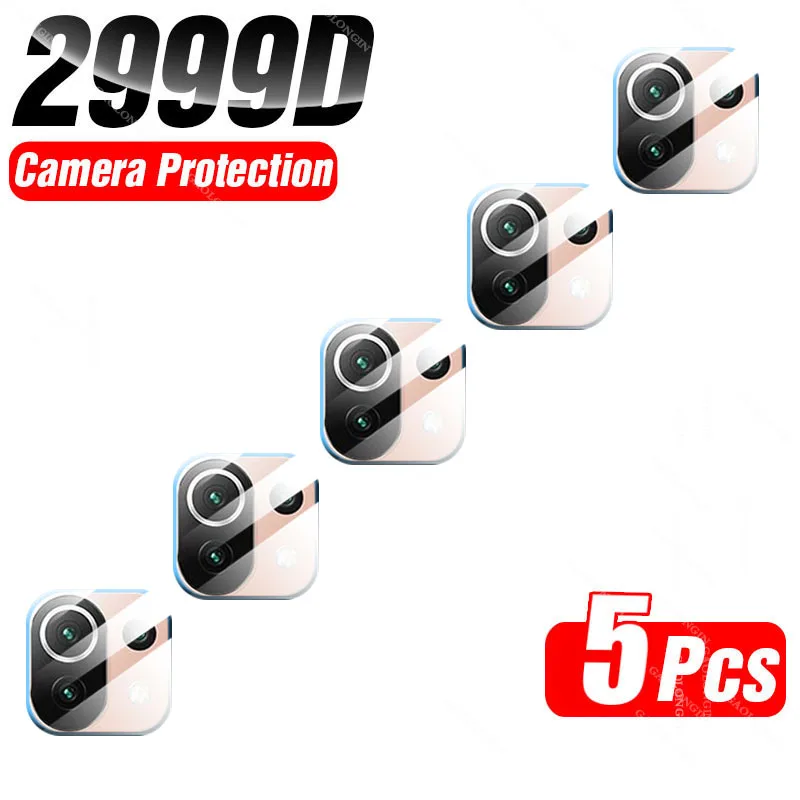 

5pcs Camera Glass For Xiaomi 11 Lite 5G NE camera Screen Protector case For Xiaomi 11Lite 11T Pro 11Ultra Back Lens glass Film