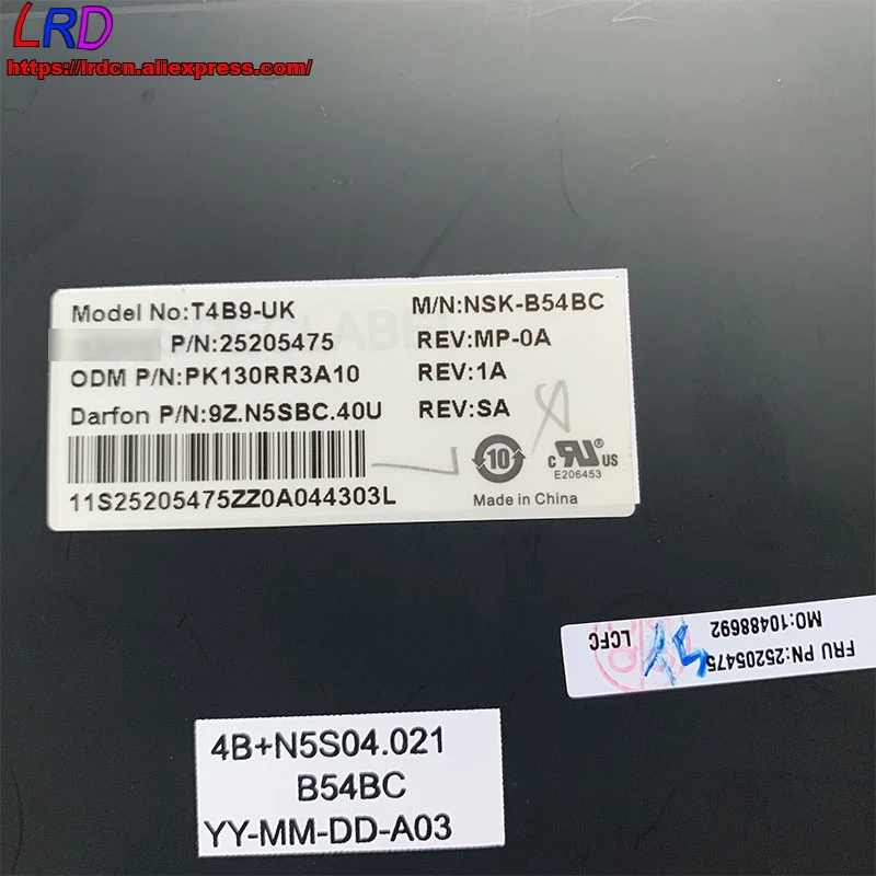 

New Original UK English Backlight Keyboard for Lenovo Y500 Y510 Y510P Laptop 25205475 25205439 25205409