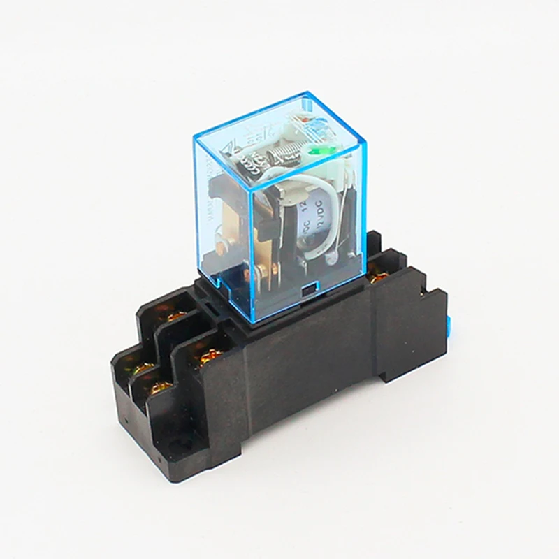 1 шт. РЕЛЕ 8 контактов розетки основы 5A DC12V DC24V AC110V AC240V силовое реле HH52P-L аксессуары