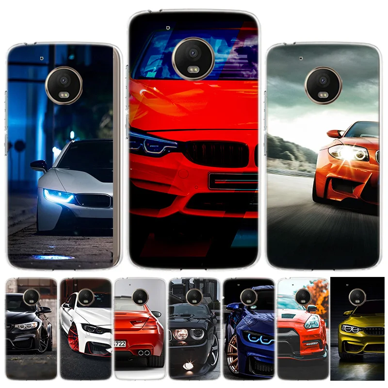Синий белый черный для BMW! Чехол телефона Motorola Moto G8 G7Power G6 G5S G5 E6 E5 E4Plus Play G4 One Action X4 EU