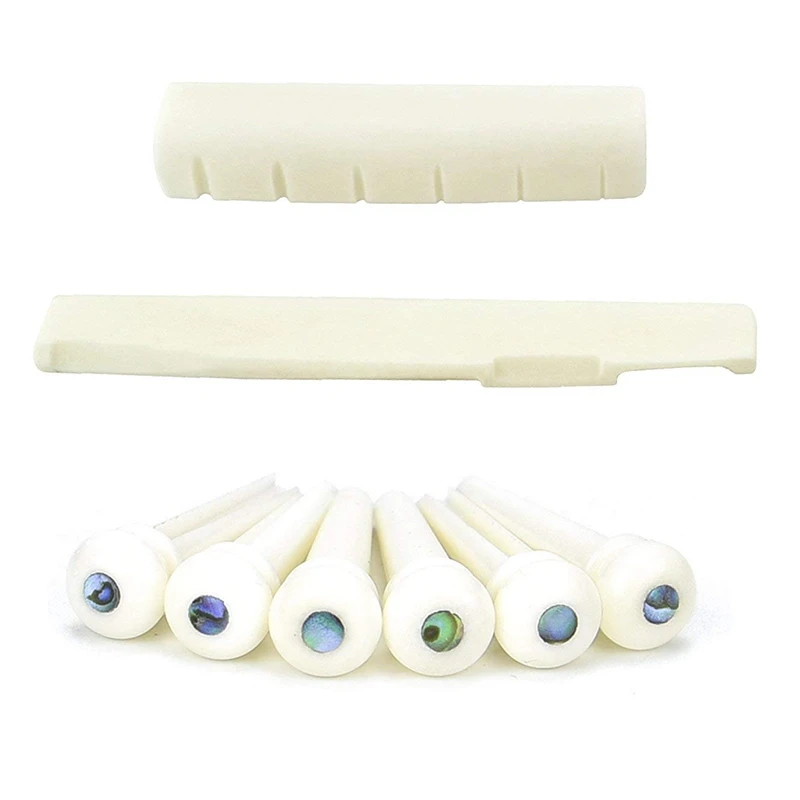 Шьет с бычьей костью акустические Струны для бас гитары костяного моста седло и