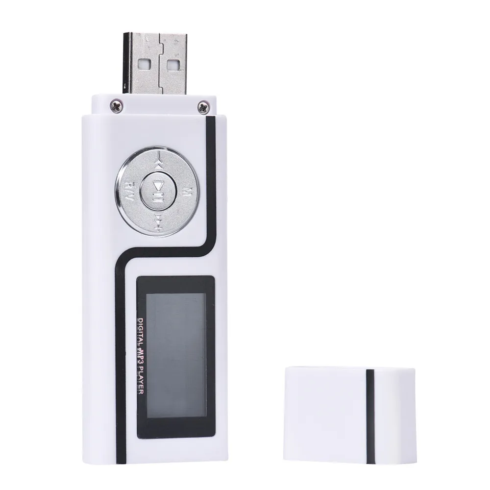 USB mp3-плеер цифровой ЖК-экран поддержка 16 ГБ TF-карты и U-диск MP3 с микрофоном белый