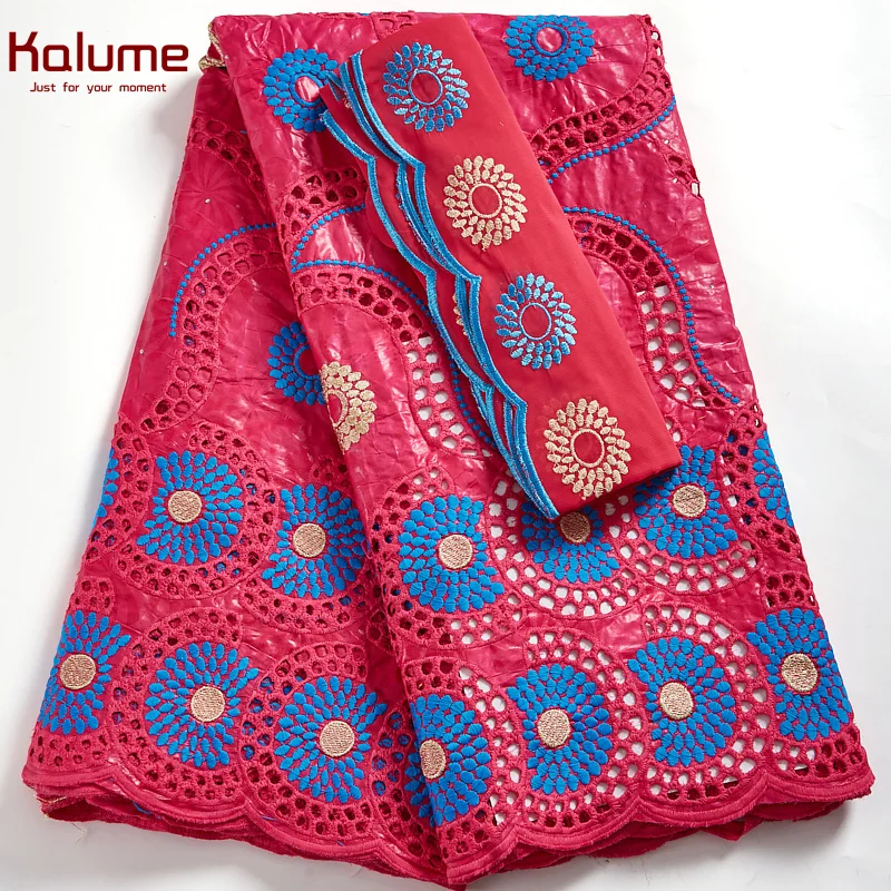 

Kalume 5+2 Yards African Bazin Riche Lace Fabric Head Cloth Nigerian Bazin Lace Fabric Embroidery For Diy Dress Party F2599