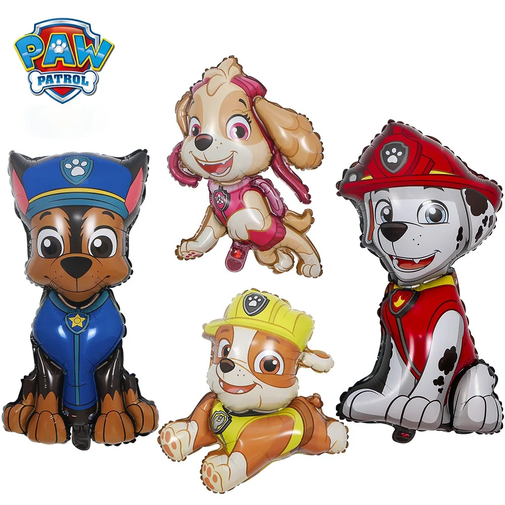 Воздушный шар из алюминиевого фильма Щенячий патруль с героями мультфильмов Spin