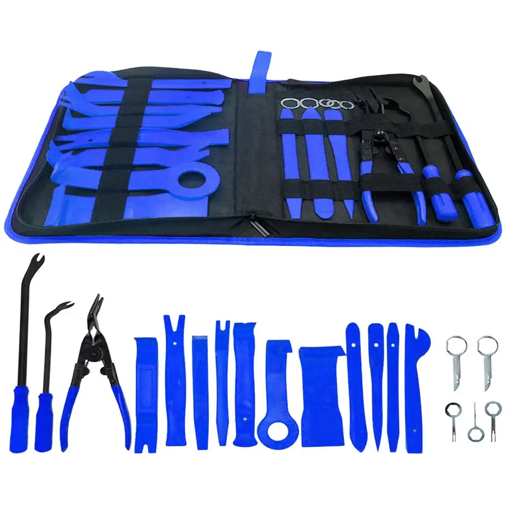 

Auto Pry Tool Kit Plastic Professional Fastener Clip Trim Auto Trim Removal Tool Kit Interior Removal Tools For Dashboard Car