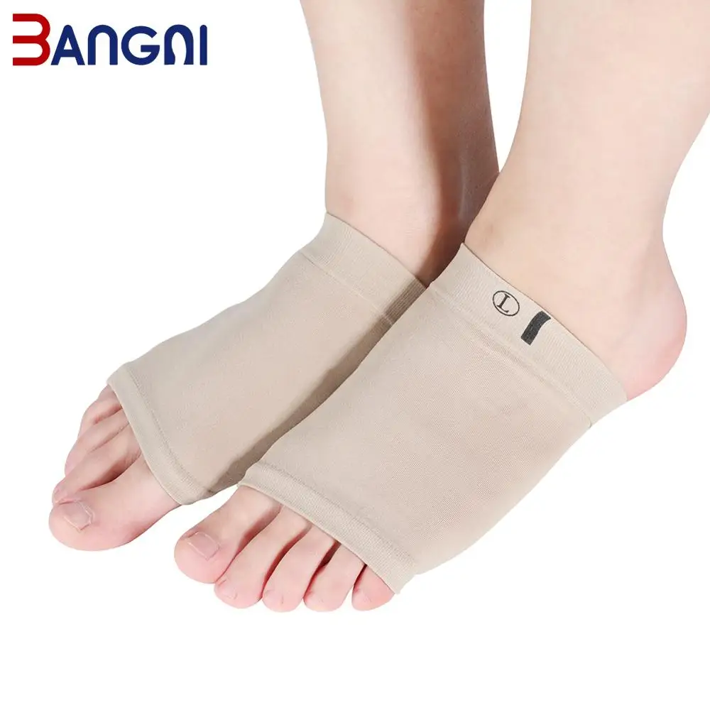 3ANGNI 1 пара носков с поддержкой свода силиконовые накладки стельки облегчение