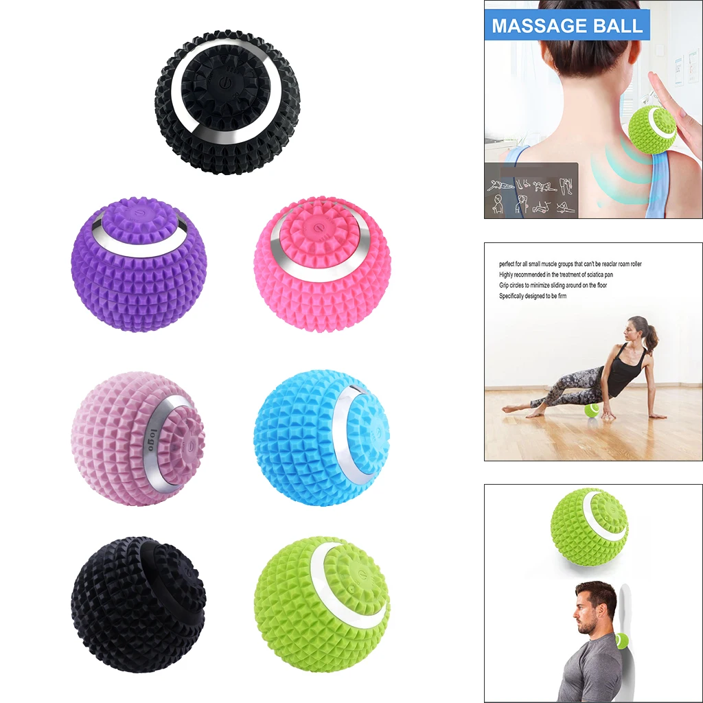 

Massage Ball USB Auto 10cm Massage Roller Exercise Foot Back Massager Ball